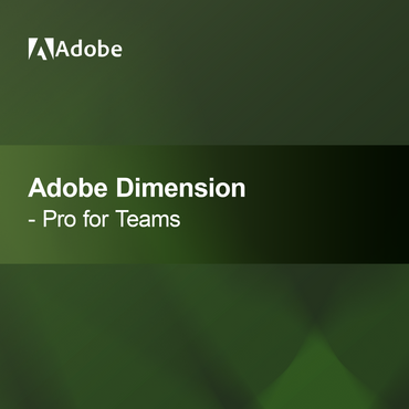 Adobe Dimension - Pro pour les équipes