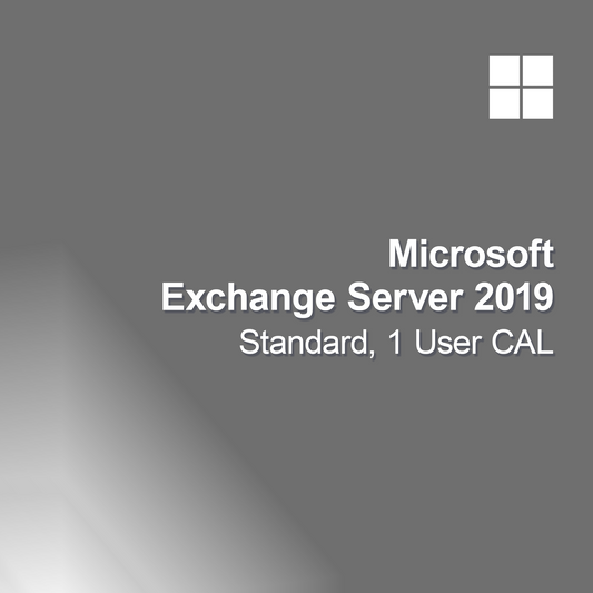 Microsoft Exchange Server 2019 Standard, 1 CAL de usuario