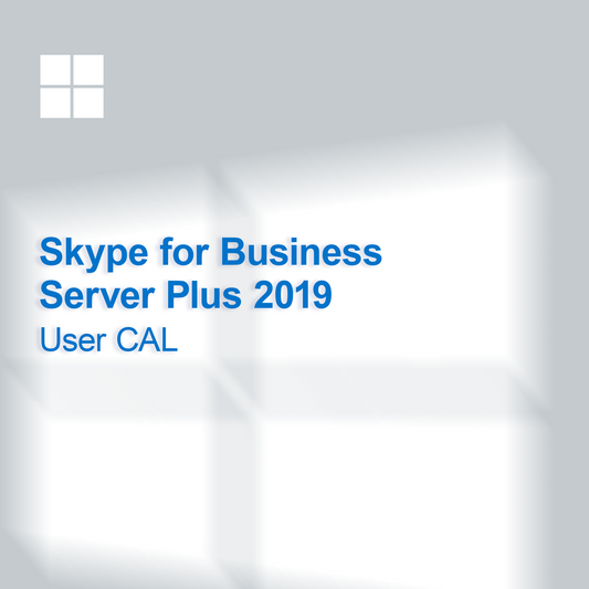Licence d'accès client utilisateur Skype for Business Server Plus 2019