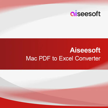 Aiseesoft Mac PDF en Excel Convertisseur