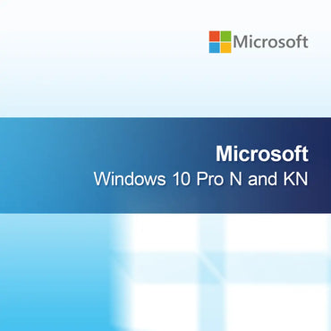 Microsoft Windows 10 Pro N et KN