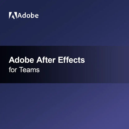 Adobe After Effects pour les équipes