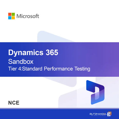 Dynamics 365 Operations - Sandbox Niveau 4 : Test de performance standard