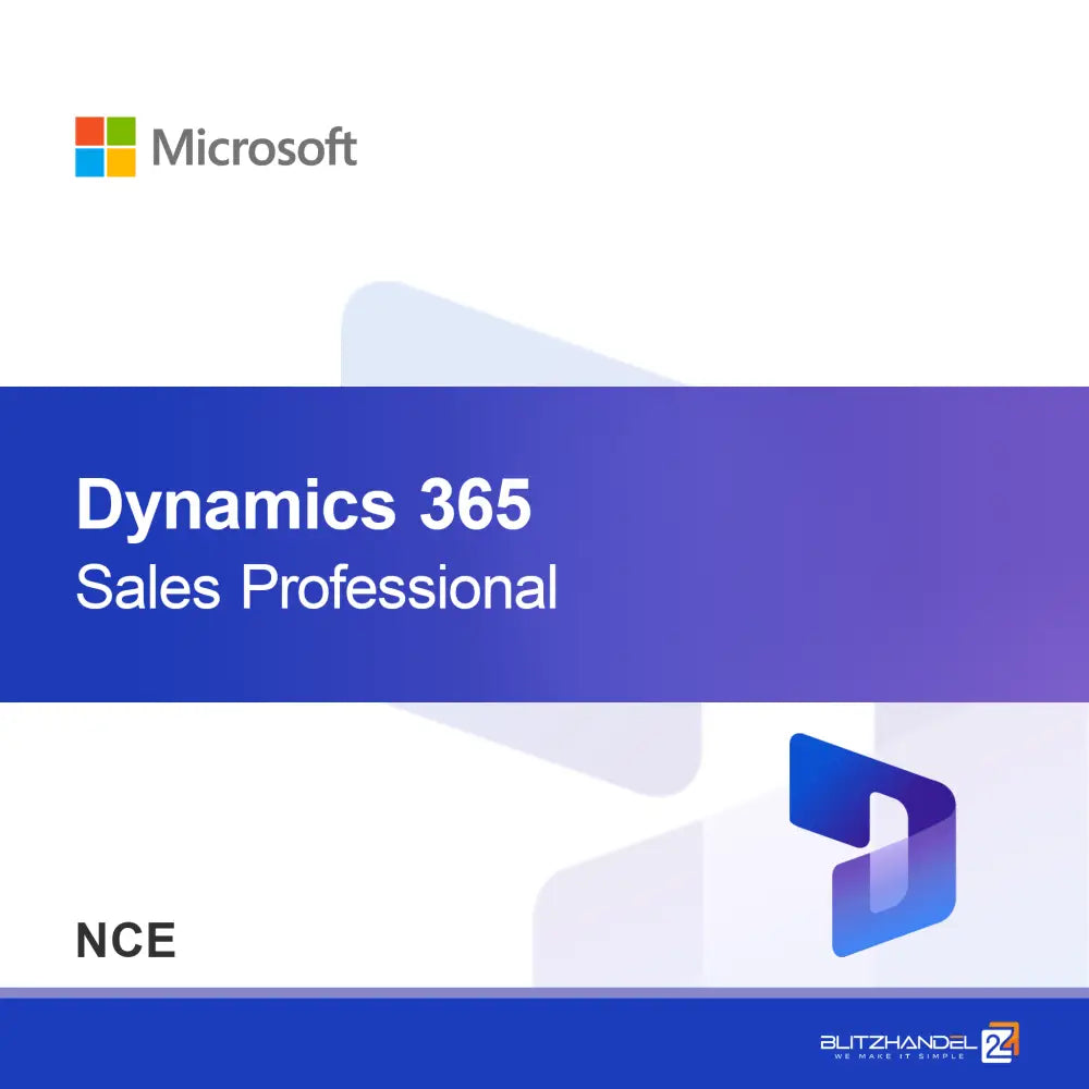 Dynamics 365 Sales Professionnel (NCE)
