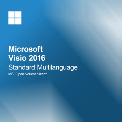 Microsoft Visio 2016 Standard Multilenguaje MSI Licencia por Volumen Abierta