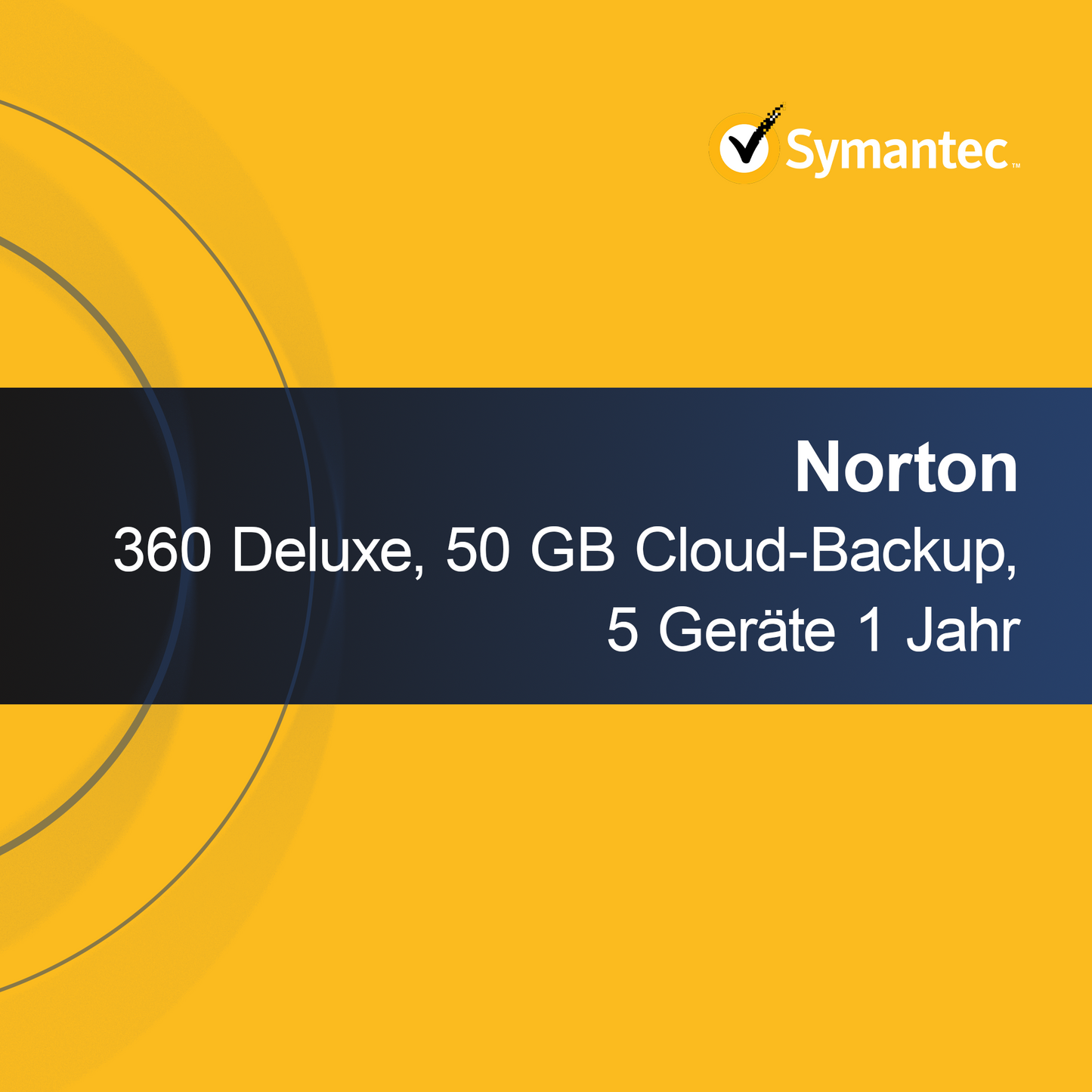 Norton 360 Deluxe, 50 Go de sauvegarde cloud, 5 appareils 1 an