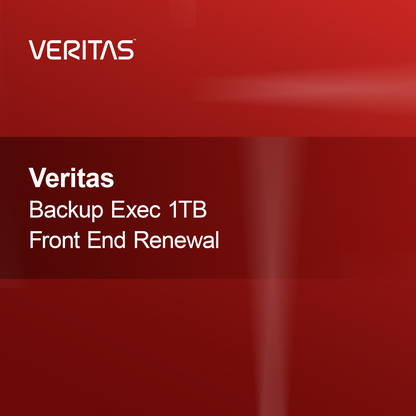 Renouvellement de l'interface frontale Veritas Backup Exec 1TB